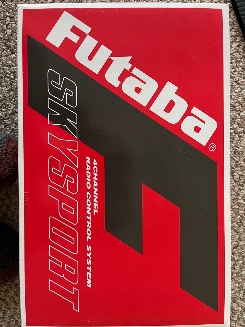Futaba SkySport 4-Channel Radio Control System - Red & Black